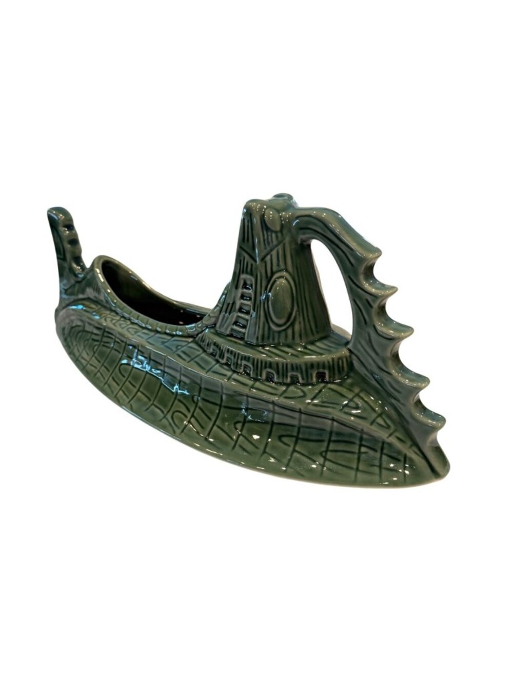 Disney Trader Sam's Grog Grotto Nautilus Tiki Mug Storage Planter